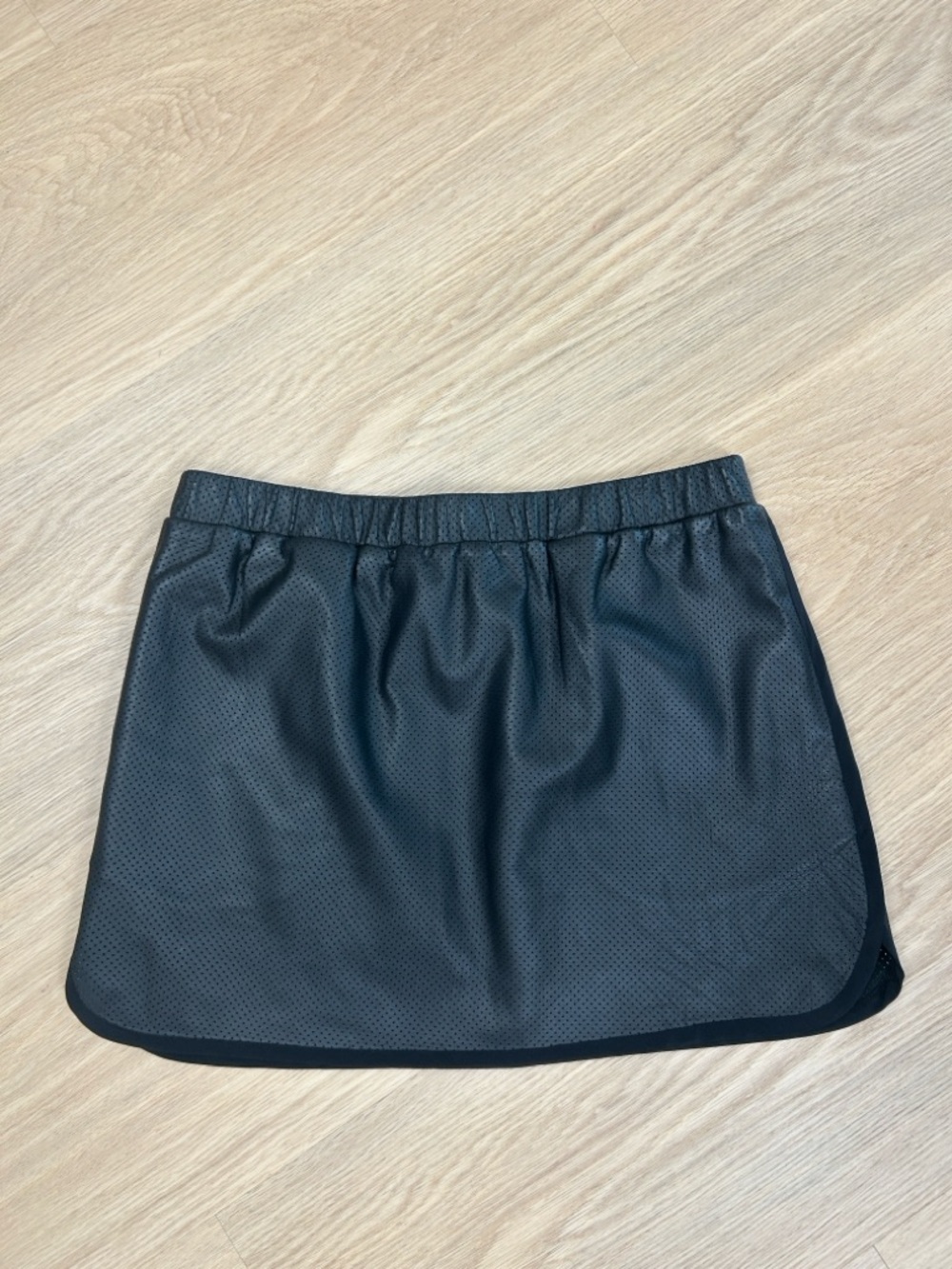 Thakoon Addition Perforated Leather Mini Skirt 2